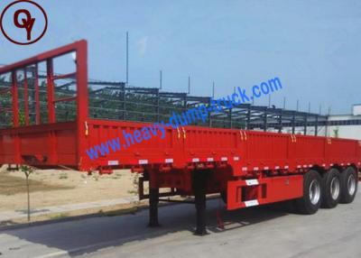 China Flatbed Containervervoer die Semi Aanhangwagen slepen Te koop