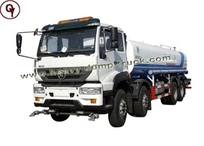 China 247 Kw 8*4 Water Tank Truck , RHD LHD Heavy Sprinkler Truck OEM Service for sale