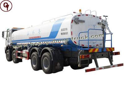 China 30 Cubic Water Sprinkler Truck , Water Tanker Lorry Steel Tank Material for sale