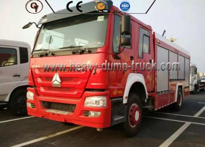 China Sinotruck Howo Fire Fighting Vehicles 10000 L Water Tank Right Hand Drive for sale