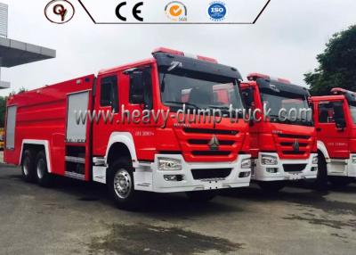 China camión del bombero de Howo del poder de 6X4 4x2 336 HP con el tanque de la espuma y el tanque de agua en venta