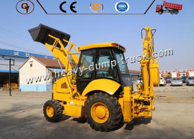 China 8200kg 100hp Heavy Construction Equipment 4wd Backhoe Loader Mini Size for sale