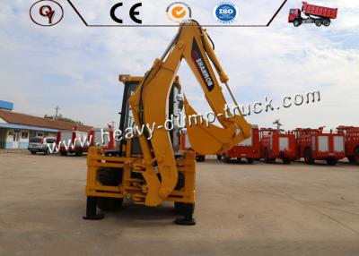 China Backhoe van 100HP 7600kg 4x4 Lader Samengeperste Backhoe Wiellader met Ce Te koop