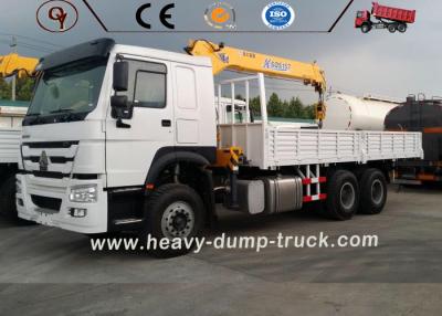 Chine Le camion de camion de SINOTRUK HOWO 6x4 a monté la petite grue de camion avec le boom télescopique à vendre