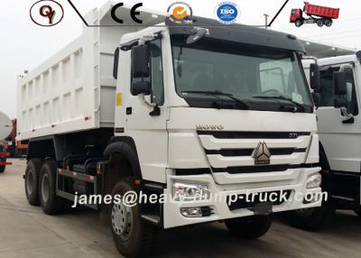 China Howo Heavy Dump Truck 6x4 336 371 10 Wheeler Mini Tipper Truck In White Color for sale