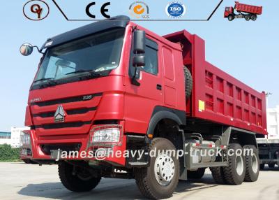 China Larga vida pesada de la carga de la tonelada de la tonelada 21-30 del camión volquete 6x4 336hp 420hp 15 de Sinotruk en venta