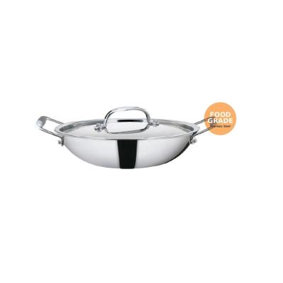 China 18-30cm Minimalist Triple Height Stainless Steel Premium 4 Pcs Casserole Set for sale