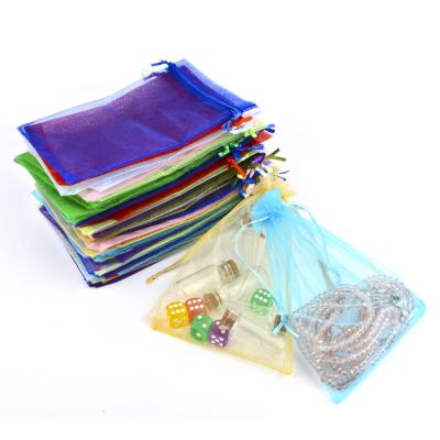 China Hot Sale 10x12cm Household Small Organza Bag Wedding High Quality Christmas Party Birthday Baby Shower For Gift for sale