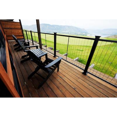 China New Style Villa Attic Fence Steel Iron Stair Railing Modern Metal Riser Solid Wood Balcony Railing Balcony Railing for sale