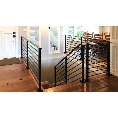 China Modern Stainless Steel Post Column Handrails Stair Case Riser Railing Balcony Fence Barrier for sale