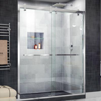 China Bathroom Shower Enclosure Tempered Glass Shower Enclosure Modern Single Door Shower for sale