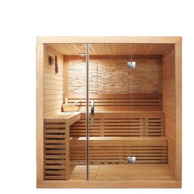 China From factory control panel computer directly indoor sauna room and outdoor steam sauna room for sale