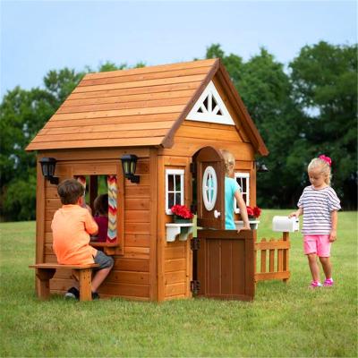 China Funny Sports Game Pine Wood Russian Tiny Cabin and Living Room Solid Wood Easy Construction Kid's Play in Home House for sale