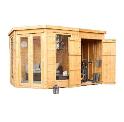 China Modern prefab house 25 square meters of small prefab wooden house for sale