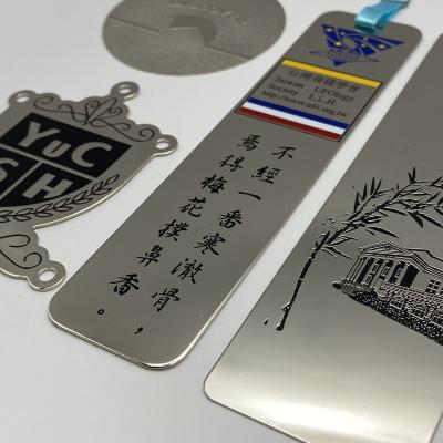 China By inquiry custom shiny nickel plated nameplates, worth preserving selection for sale