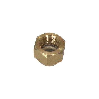 China Pipe Lines Connect Tube Fitting Professional Custom Dedicated Copper Nut For Resin Communication Pipe for sale