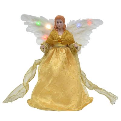 China Gifts For Kids Christmas Angel Gifts With LED Lights On The Background Colorful Warm Night Feather Night Indoor Decoration for sale