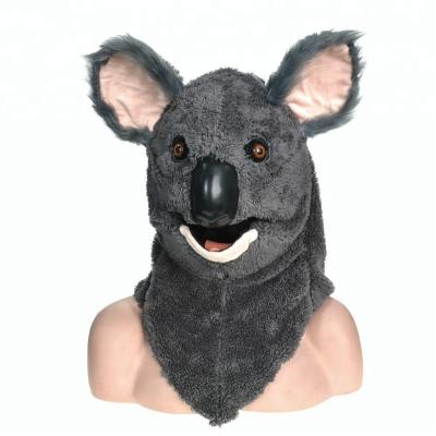 China Movable PS Koala Mouth Mask With Decorated Fur For Halloween And Carnivals Fun for sale