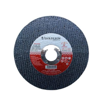 China Sharp Cut GOLDLION MPA ISO Approved Fast 2 Threads 105*12 Super Thin Super Thin Cutting Discs For Stainless Steel for sale