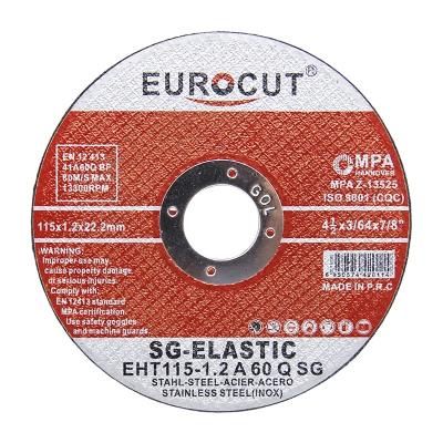 China Wholesale 4.5 Inch 115mm Metal Sanding Disc Good Quality Metal EUROCUT for sale