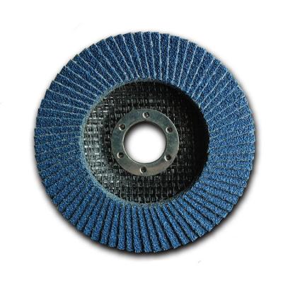 China Hot Selling Steel Metal Stainless Steel GOLDLION 4 Inch Flap Disc 80m/s MPA EN12413 Abrasive Grinding Wheel for sale