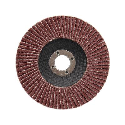 China Chinese Manufacturer Steel Metal Stainless Steel 4 Inch Aluminum Oxide 72 Fin Abrasive Disc Grinding Wheel for sale