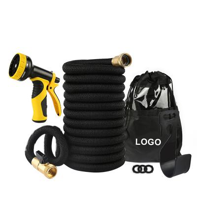 China 50FT Flexible Garden Hose Adjustable Explosion Proof Rubber Expandable Hose for sale