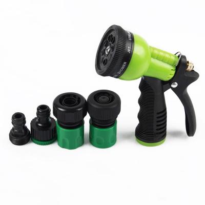 China Soft Handle Multi Function Car Wash Water Spray Gun Garden Hose Nozzle for sale