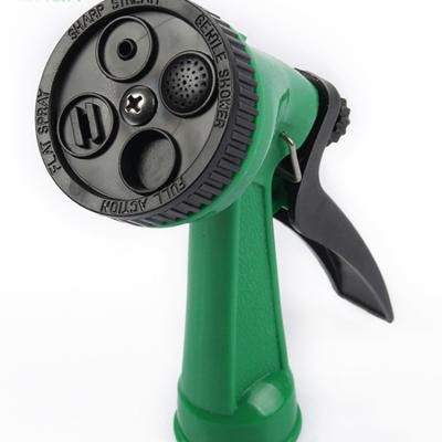 China 2021 Cheap 4 Soft Handle Models Plastic Car Wash Spray Gun Garden Hose Spray Nozzle For All Watering Use for sale