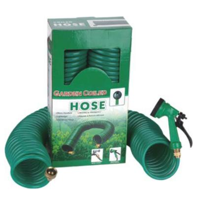 China Adjustable 15M Garden Spring Spiral Recede EVA Hose For Irrigation for sale