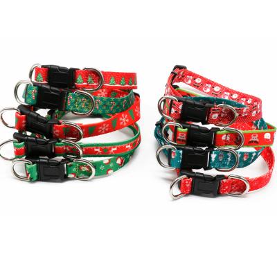 China DETACHED Amazon Success Other Pet Products Christmas Decoration With PP Polyester Nylon Dog Cat Collars for sale