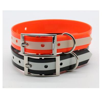 China Day Glo Hunting DETACHED Outdoor Custom Dog Collar, High Visible Charm Day Glo Dog Collar Manufacturer for sale