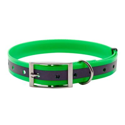 China DETACHED TPU Coated Nylon Reflective Dog Collars For Small Pets Wholesale for sale