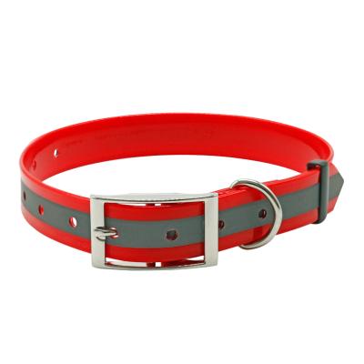 China SPARE Dog Supplies Wholesale Reflective Red Hunting Dog TPU Collar Perro for sale