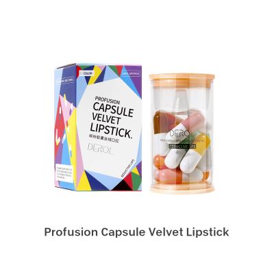 China DEROL GZ015 Waterproof Capsule Lipstick for sale