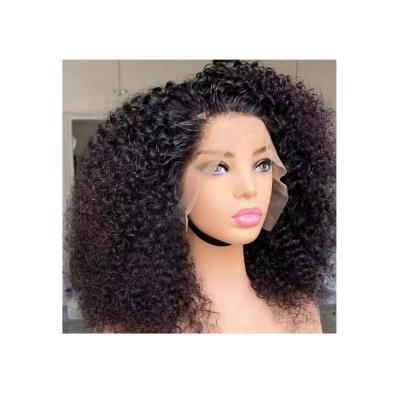 China Joywigs 16inch 250% Curly Cuticle Aligned Virgin Hair Wigs For Black Women Curly Wig for sale