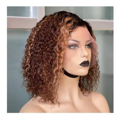 China Bob Highlight Color Wave Lead Wig Lace Front Hair Wig 2021 JOYWIGS for sale