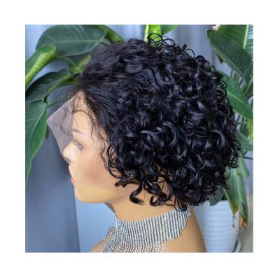 China 2022 Hot Selling Curly Bob Joywigs Wigs 8inch 180% Hair Lace Front Wig for sale