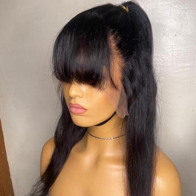 China Silky straight wave joywigs raw hair wigs,raw brazilian virgin straight cuticle lined virgin lace wigs hd wigs sellers for sale