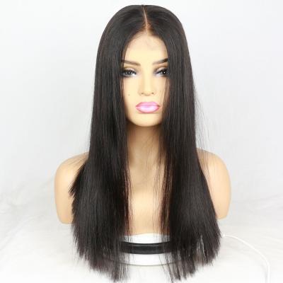 China Swiss Wave Lace Front Human Hair Wigs Joywigs Cut Sale 22in Real Lace Wig Silky Straight Hot Blunt Brazilian Hair, France Lace Natural Hairline for sale