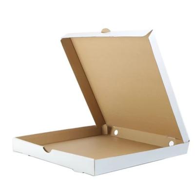 China Custom Recyclable Printed Personalized All Size 9 10 11 12 14 16 18 Inch Corrugated Fries Burger Kraft Paper Pizza Boxes for sale