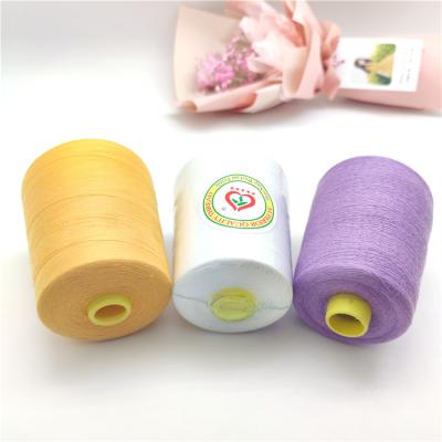 China Waterproof Weitian Brand 40 Spun Seam 2 Per 100 Polyester Wholesale Thread 402 5000 Yds for sale