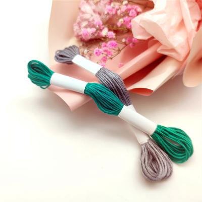 China High Tenacity Manufacturing Wholesale Price Industrial Scale Yarns For Cross Stitch With Rainbow Color for sale