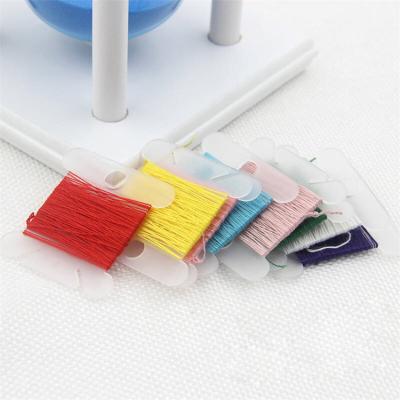 China Cross Stitch 100pcs Plastic Craft Holder Storage Spools Thread Embroidery Plastic Floss Board for sale