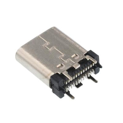 China PCB 3.1 C 24 Vertical Pin Female USB Connector for sale