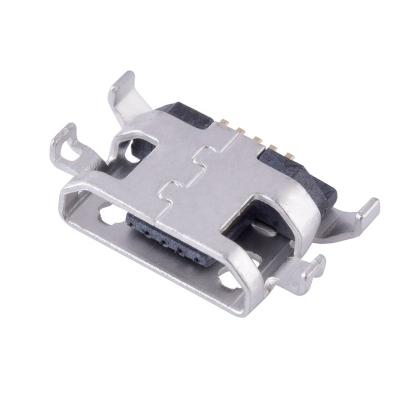 China USB 5pin B Female Connector Sink 1.3mm Micro USB Jack Connector 5 Pin Charging Socket CQ067-MUBCB13 for sale