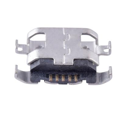 China USB 5pin B Female Connector Sink 1.3mm Micro USB Jack Connector 5 Pin Charging Socket CQ067-MUBCB13 for sale