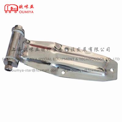 China Stainless Steel Trailer Truck Dump Body Container Door Smooth Rear Side Hinge for sale