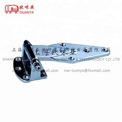 China 4-1 Zinc-Aluminum Alloy 078180AZ Industrial Refrigerator Parts Flat Hinges High Strength Zinc-Aluminum 4-1 Ally Oven Butt Hinge for sale