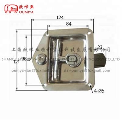 China Stainless Steel Caravan Truck T-Handle Tool Box Lock 105121DS for sale